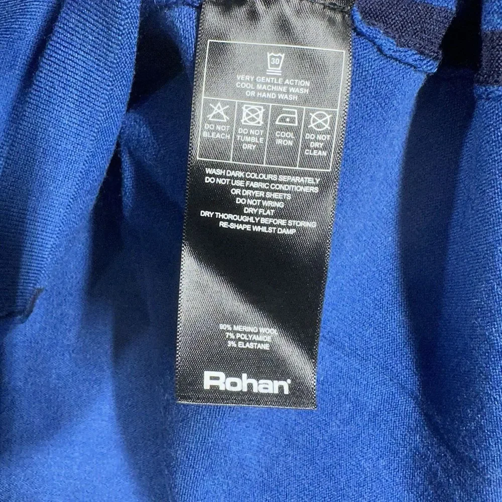 Rohan Mens Crew Neck Sweaters‎ Blue Small
